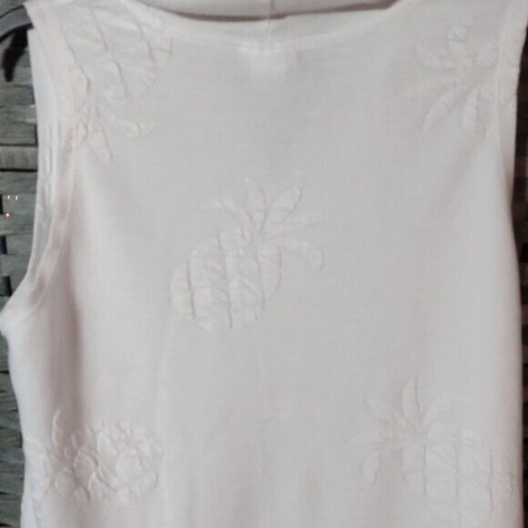 Lovely Whereabouts Swim Cover Up Hooded Sleeveless Dress White Medium zippered - Picture 13 of 16